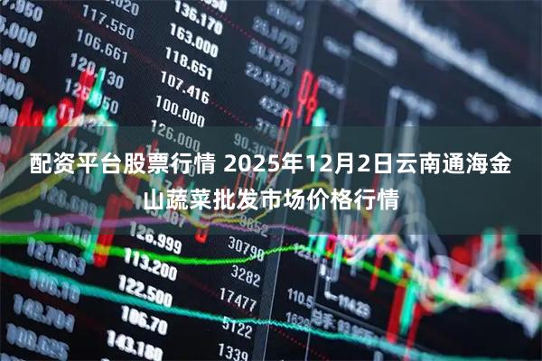 配资平台股票行情 2025年12月2日云南通海金山蔬菜批发市场价格行情